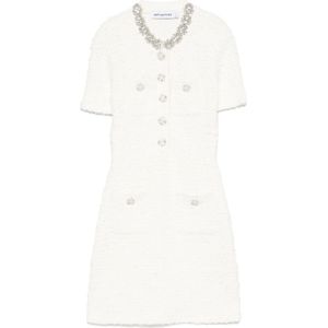 Self Portrait, Dames, Jurken, Beige, Maat: S