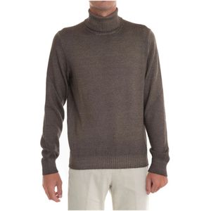 Gran Sasso, Heren, Truien, Bruin, Maat: S Wol,