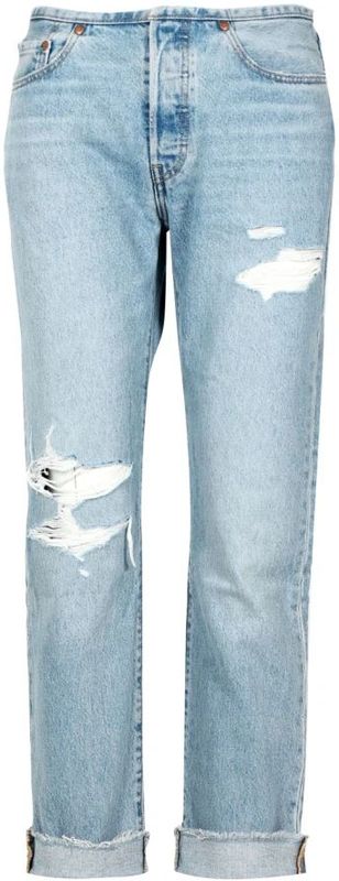 Levi's - Straight Jeans - Blauw - Denim