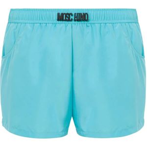 Moschino, Heren, Badkleding, Blauw, Maat: XL Poliester,