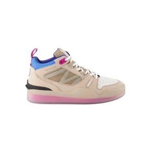 Moncler Reflecterende Nubuck Leren Sneakers , Multicolor , Heren , Maat: 44 EU