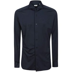 Xacus, Heren, Overhemden, Blauw, Maat: 2XL Jersey,