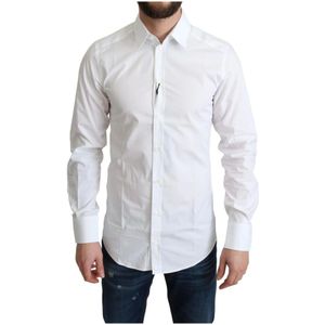 Dolce & Gabbana - Classic Fit Dress Shirt - Wit - Lange Mouwen