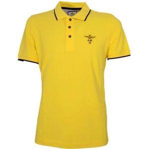 Aeronautica Militare, Heren, Tops, Geel, Maat: M Katoen,