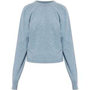 Maison Margiela, Dames, Truien, Blauw, Maat: M Wol,