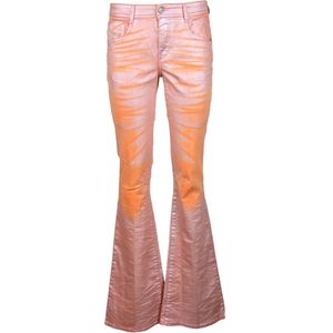 Diesel, Dames, Jeans, Roze, Maat: W26 Katoen,
