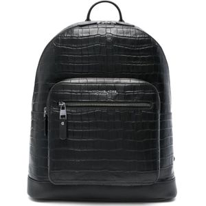 Michael Kors, Heren, Tassen, Zwart, Maat: ONE Size Leer,