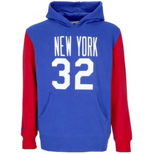 Mitchell & Ness, Heren, Sweatshirts & Hoodies, Blauw, Maat: XL Fleece,