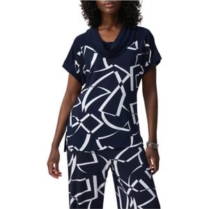 Joseph Ribkoff, Dames, Tops, Blauw, Maat: 2XL