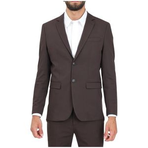 Selected Homme, Heren, Jassen, Bruin, Maat: M Viscose,