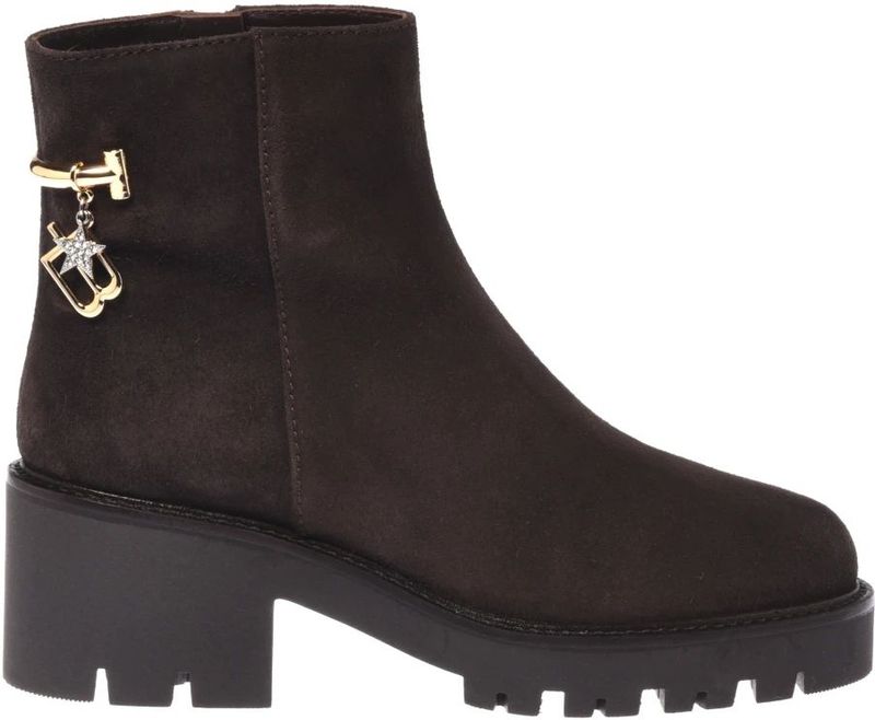 Baldinini - Suède Enkelboots - Bruin - Dames