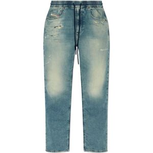 Diesel, Heren, Jeans, Blauw, Maat: W24 Katoen,