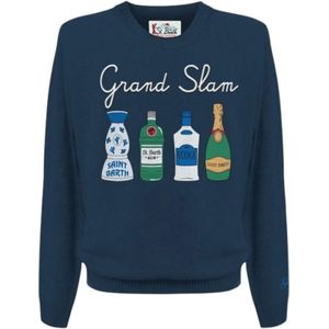 MC2 Saint Barth, Heren, Truien, Blauw, Maat: 2XL