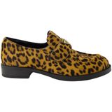 Prada - Leren Mocassin - Leopardenpatroon - Ronde Neus