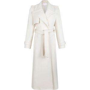 Genny, Dames, Mantels, Wit, Maat: XS