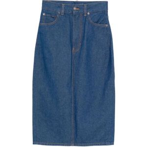 Fiorucci, Dames, Rokken, Blauw, Maat: W27 Katoen,