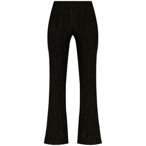 Ganni, Dames, Broeken, Zwart, Maat: M Viscose,