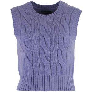 Polo Ralph Lauren, Dames, Truien, Paars, Maat: XS Wol,