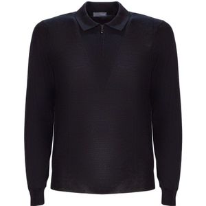 Drumohr, Heren, Tops, Zwart, Maat: 2XL Wol,