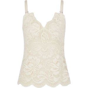 Rabanne, Dames, Tops, Beige, Maat: S Polyamide,