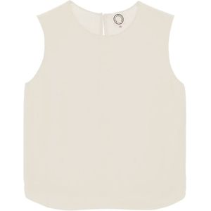 Ines de la Fressange Paris, Dames, Tops, Beige, Maat: S Zijde,