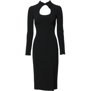 Dolce & Gabbana, Dames, Jurken, Zwart, Maat: 2XS