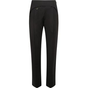 Jacquemus, Dames, Broeken, Zwart, Maat: XS Wol,