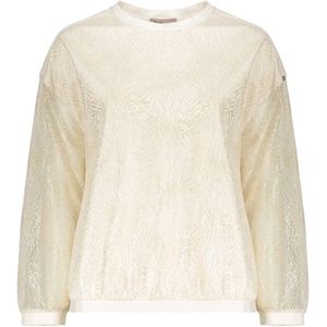 Herno, Dames, Blouses & Shirts, Beige, Maat: M Katoen,