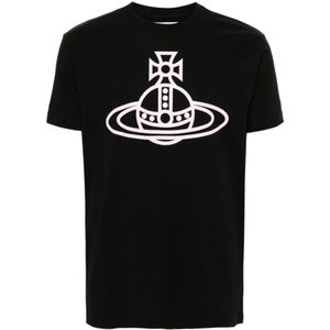 Vivienne Westwood, Heren, Tops, Zwart, Maat: M Katoen,