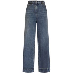 Etro, Dames, Jeans, Blauw, Maat: W27
