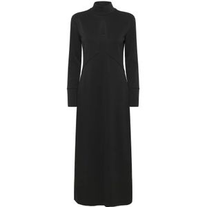 Karen by Simonsen, Dames, Jurken, Zwart, Maat: M Viscose,