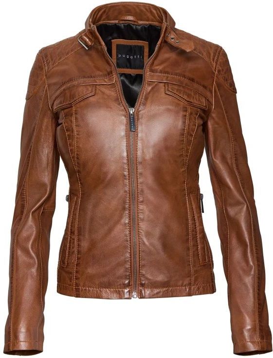 Bugatti, Dames, Jassen, Bruin, Maat: S Leer,