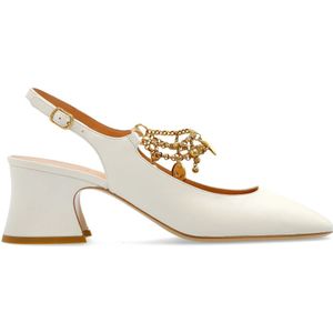 Chloé, Dames, Schoenen, Beige, Maat: 36 EU Leer,