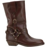 Isabel Marant - Laarzen - Bruin - Leer - Slip-On Model - Decoratief Gespdetail