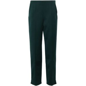 Giorgio Armani, Dames, Broeken, Groen, Maat: XL Wol,