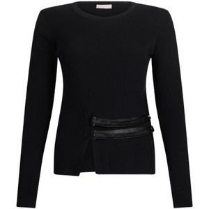 Liu Jo, Dames, Truien, Zwart, Maat: S