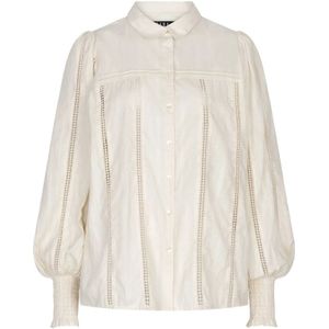 Ibana - Blouse lange mouw - Zand - 302610035