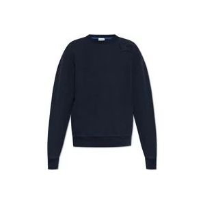 Burberry Sweatshirt met logo , Blue , Heren , Maat: 2XL