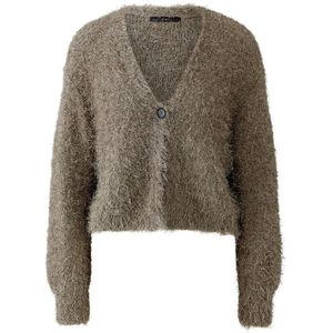 Oui, Dames, Truien, Grijs, Maat: S