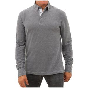 Corneliani - Poloshirt - Grijs - Katoen