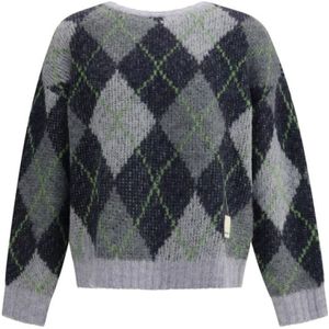 Emporio Armani, Heren, Truien, Veelkleurig, Maat: M Wol,