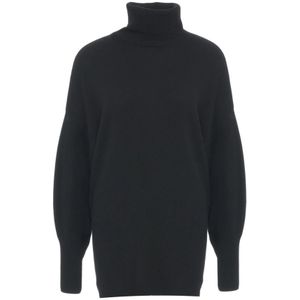 Crush, Dames, Truien, Zwart, Maat: XS Kasjmier,