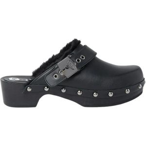 Scholl - Pescura - Klompen - Zwart - Leer