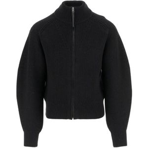 Jacquemus, Heren, Truien, Zwart, Maat: M Wol,