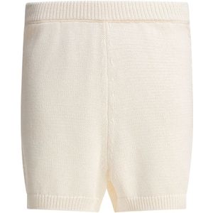 Loulou Studio, Dames, Korte broeken, Wit, Maat: M Katoen,
