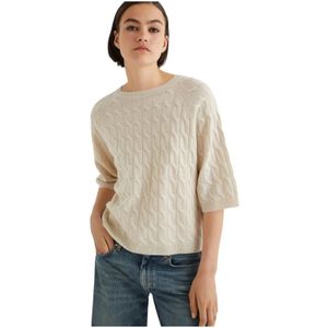 Marella, Dames, Truien, Beige, Maat: L Katoen,