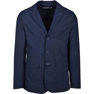 People of Shibuya, Heren, Jassen, Blauw, Maat: XL Poliester,