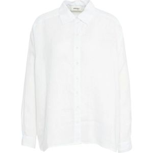 Ottod'Ame, Dames, Blouses & Shirts, Wit, Maat: 2XS Linnen,