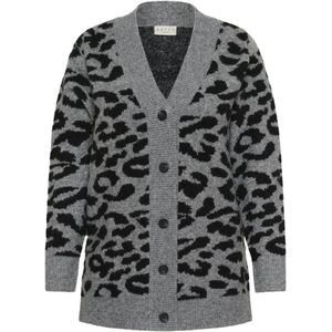Kaffe Curve - kc Sandia Cardigan - Veelkleurig - V-hals - Dames
