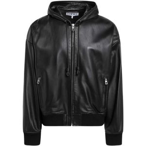 Loewe, Heren, Jassen, Zwart, Maat: L Leer,